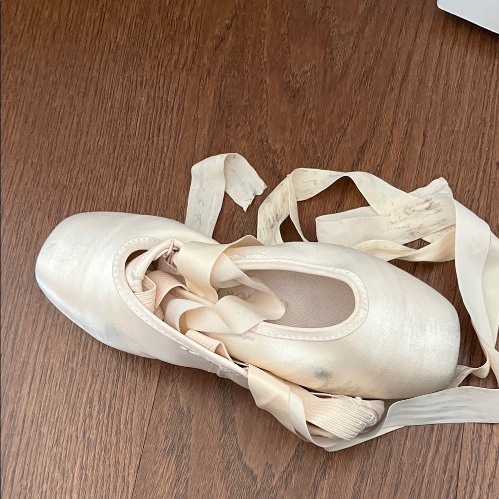 Elegant Satin Ballet Pointe Shoes